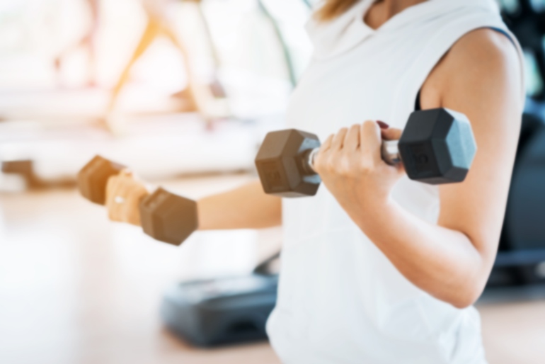 Lose weight then build muscle with strength training